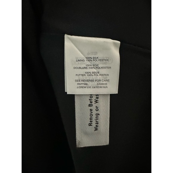 NWT J. Crew Black Label Silk Houndstooth Sleeveless Mini Dress Sz 2 - Picture 5 of 8